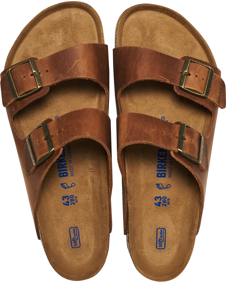 Herr | BIRKENSTOCK Arizona Soft Footbed Cognac Oiled Leather | BIRKENSTOCK | Arizona Soft Footbed Cognac Oiled Leather