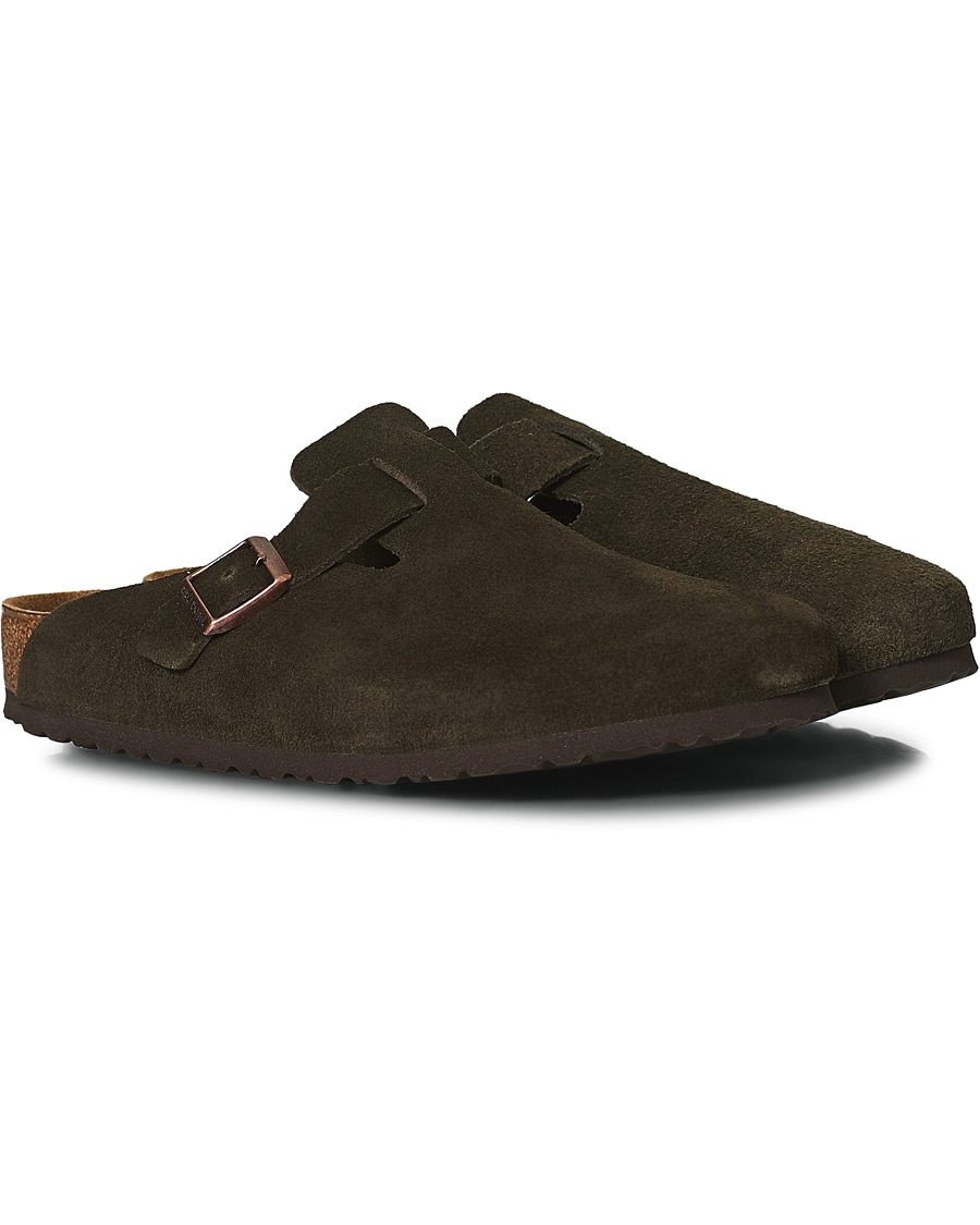 Herr | BIRKENSTOCK Boston Soft Footbed Mocca Suede | BIRKENSTOCK | Boston Soft Footbed Mocca Suede