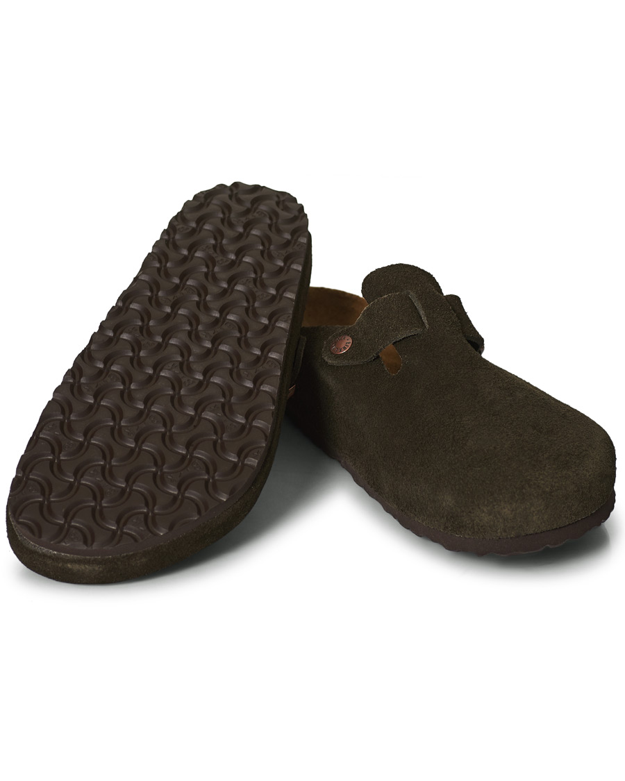 Herr | BIRKENSTOCK Boston Soft Footbed Mocca Suede | BIRKENSTOCK | Boston Soft Footbed Mocca Suede