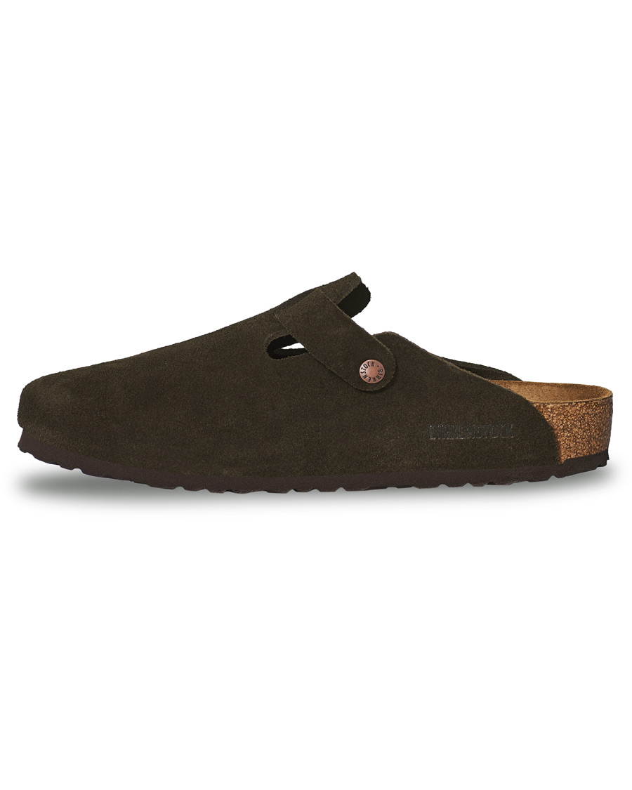 Herr | BIRKENSTOCK Boston Soft Footbed Mocca Suede | BIRKENSTOCK | Boston Soft Footbed Mocca Suede