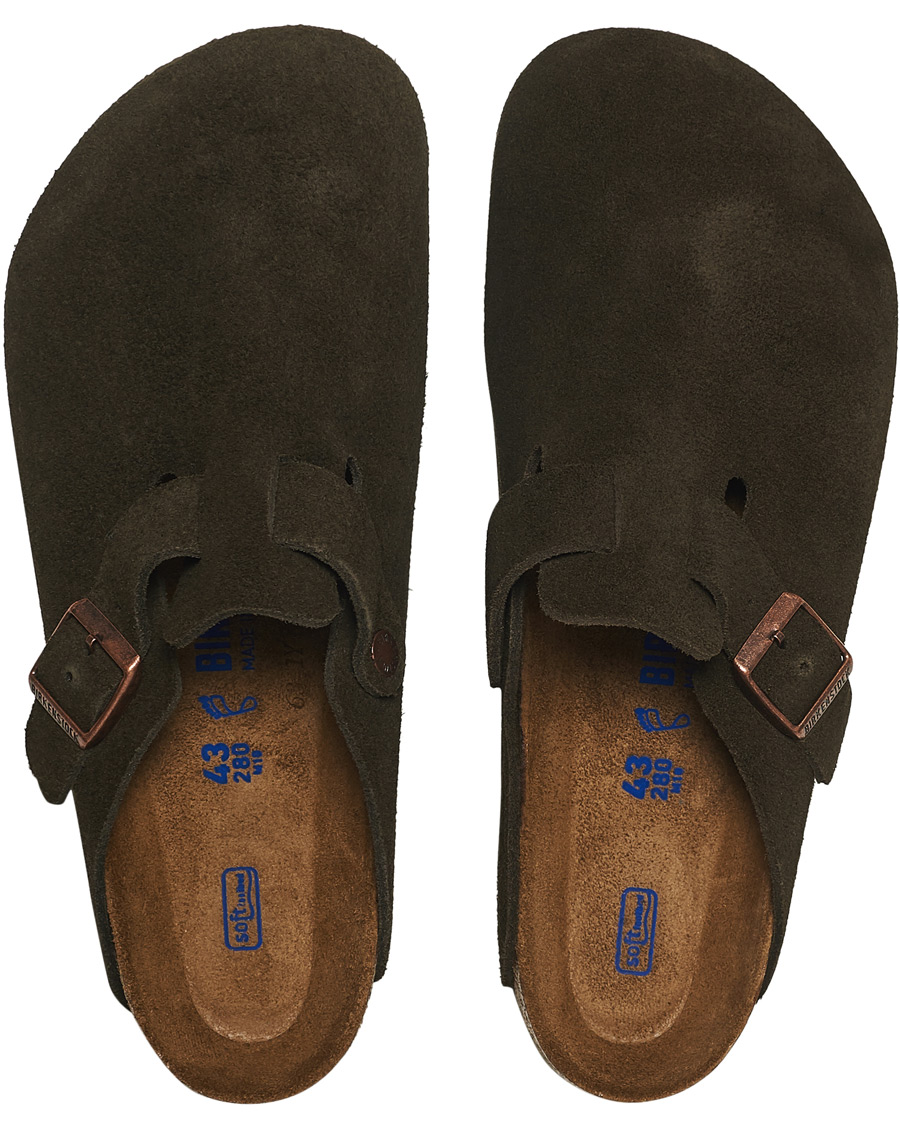 Herr | BIRKENSTOCK Boston Soft Footbed Mocca Suede | BIRKENSTOCK | Boston Soft Footbed Mocca Suede