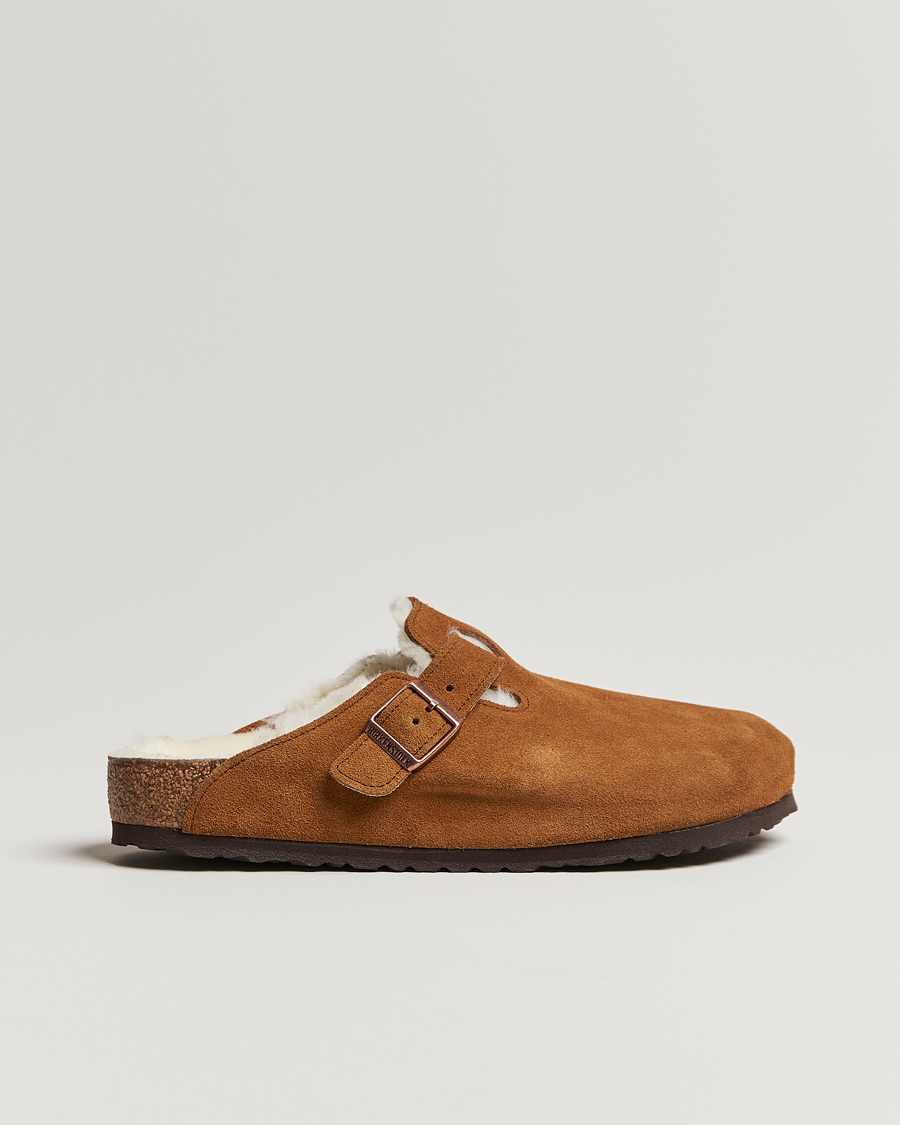 Herr | BIRKENSTOCK Boston Shearling Mink Suede | BIRKENSTOCK | Boston Shearling Mink Suede