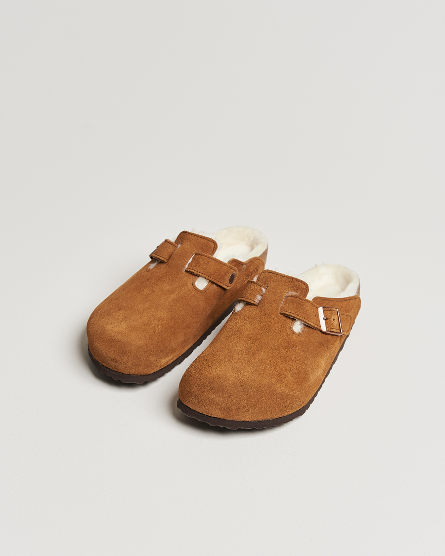 Herr | BIRKENSTOCK Boston Shearling Mink Suede | BIRKENSTOCK | Boston Shearling Mink Suede