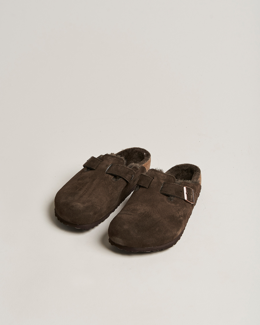 Herr | BIRKENSTOCK Boston Shearling Mocca Suede 40 | BIRKENSTOCK | Boston Shearling Mocca Suede 40