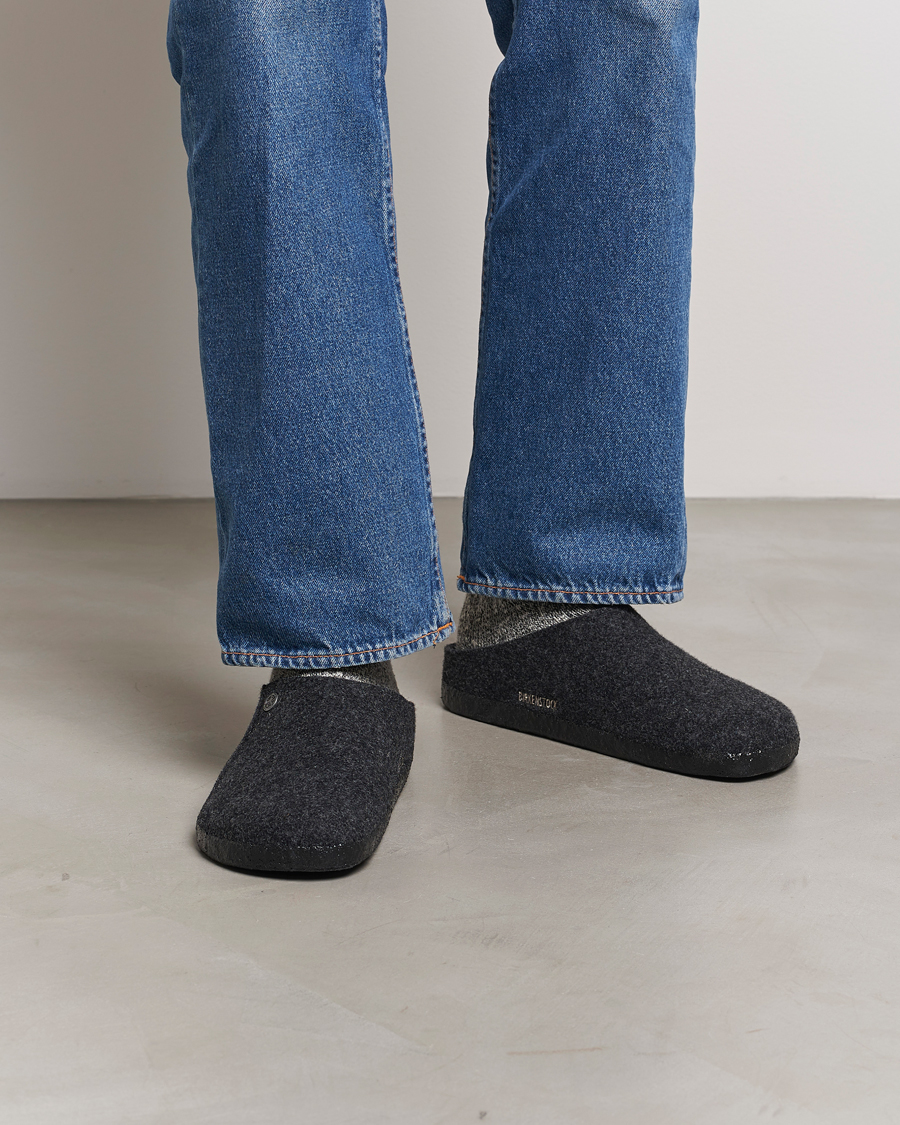 Herr | Sandaler & Tofflor | BIRKENSTOCK | Zermatt Wool Felt Anthracite
