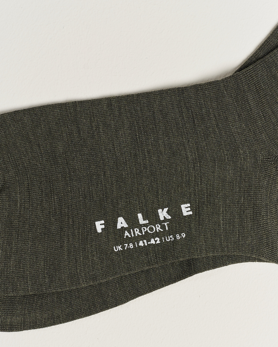 Herr |  | Falke | Airport Socks Green Melange