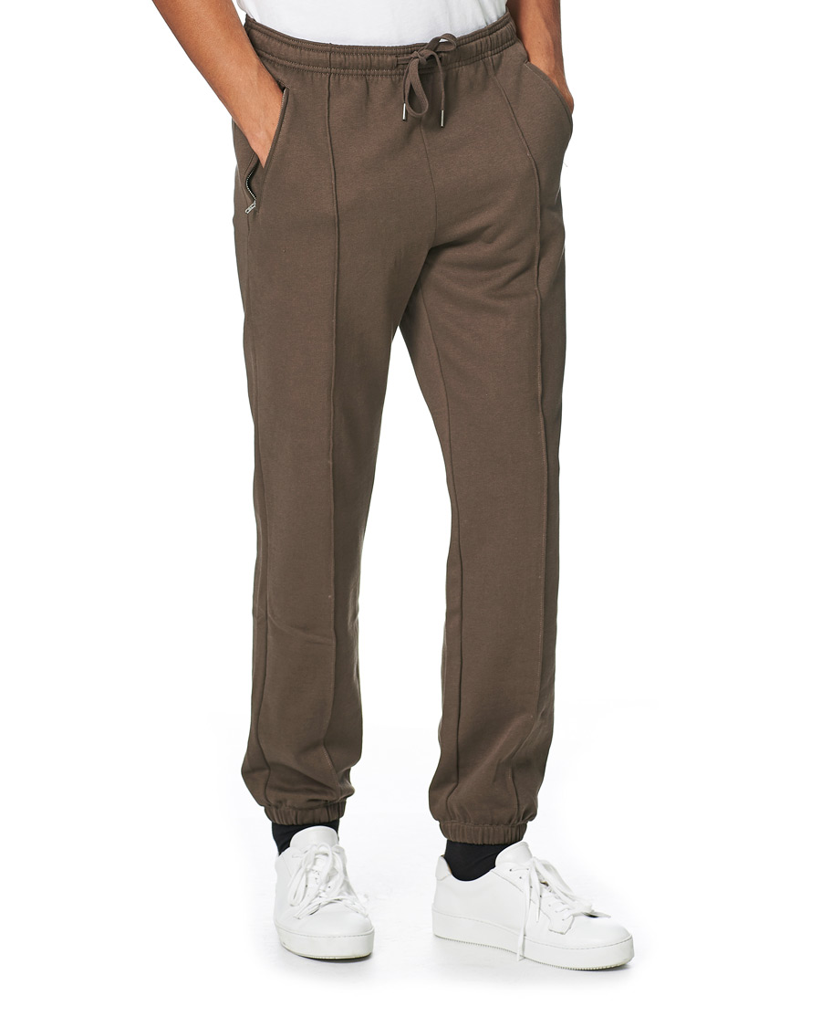 Herr | Byxor | Filippa K | Organic Cotton Jersey Track Pants Dark Taupe