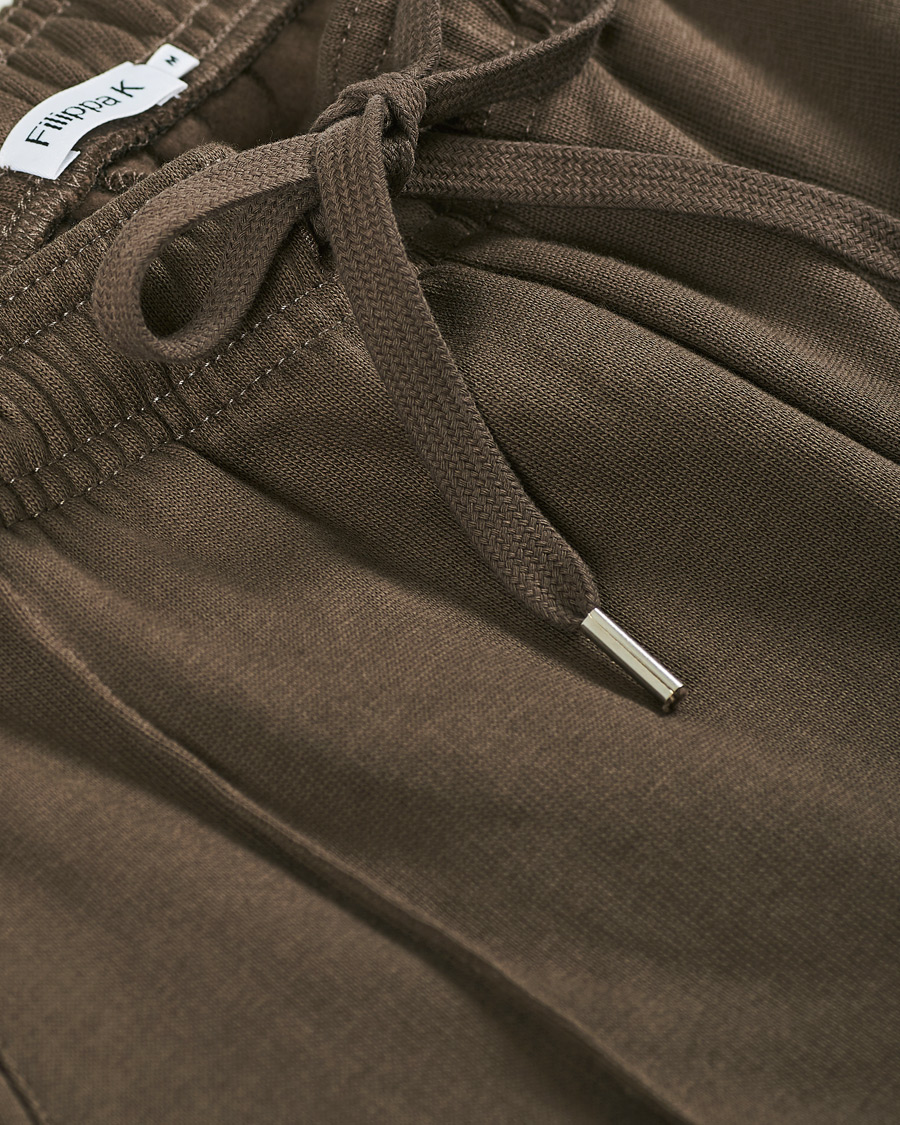 Herr | Byxor | Filippa K | Organic Cotton Jersey Track Pants Dark Taupe