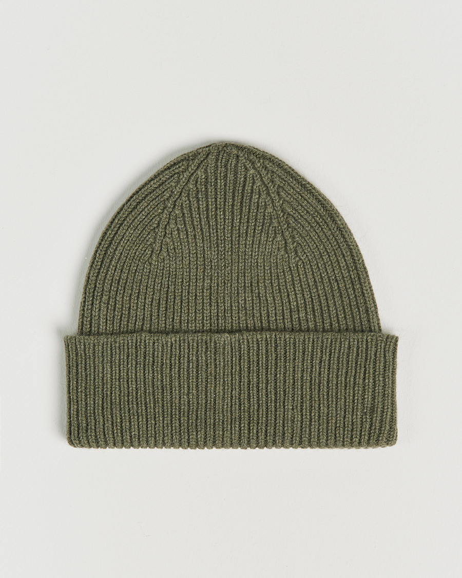 Herr | Mössor | Le Bonnet | Lambswool/Caregora Beanie Croco