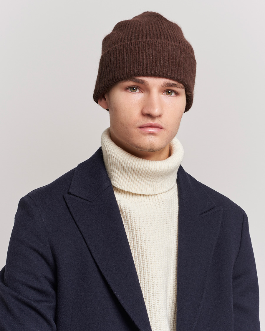Herr | Le Bonnet Lambswool/Caregora Beanie Gingerbread | Le Bonnet | Lambswool/Caregora Beanie Gingerbread
