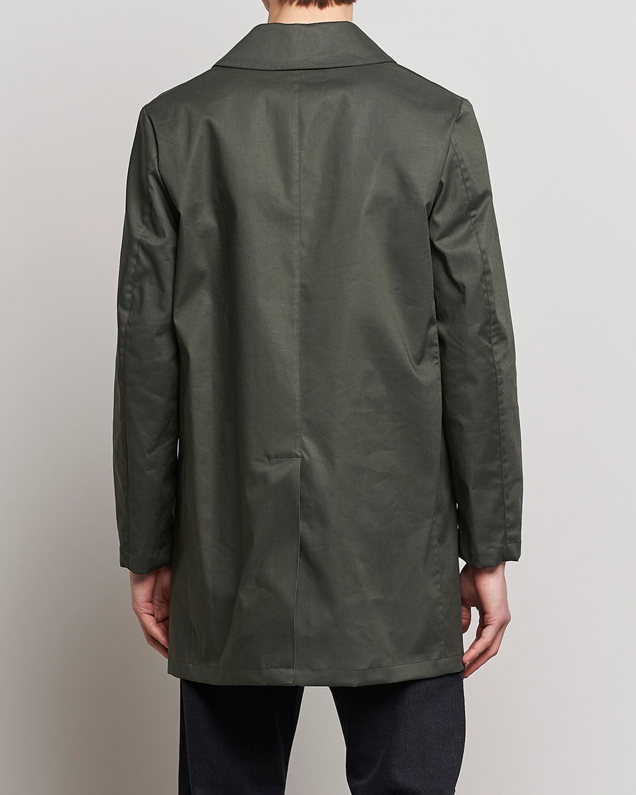 Herr | Jackor | Mackintosh | Cambridge Car Coat Bottle Green