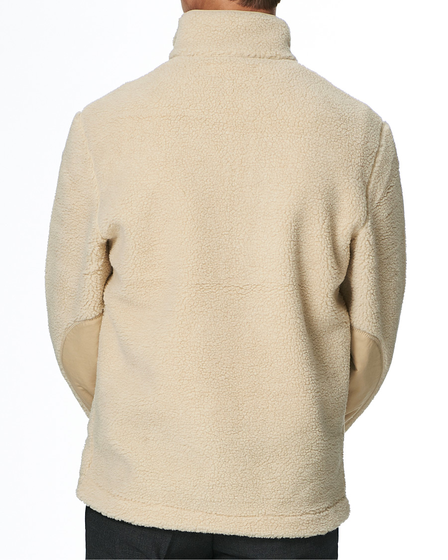 Herr | Tröjor | Samsøe Samsøe | Samsøe & Samsøe Timo Fleece Half Zip Brown Rice