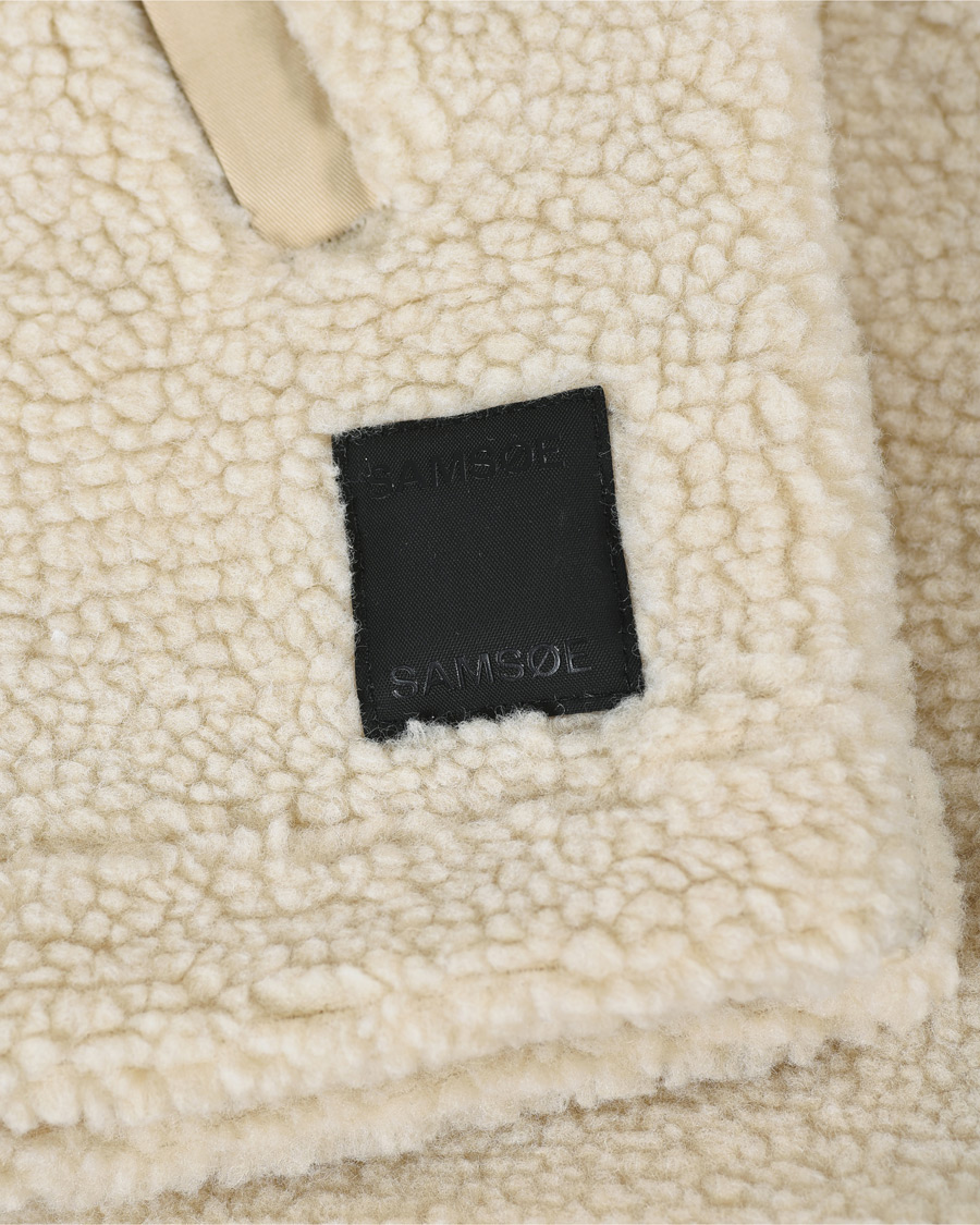Herr | Tröjor | Samsøe Samsøe | Samsøe & Samsøe Timo Fleece Half Zip Brown Rice