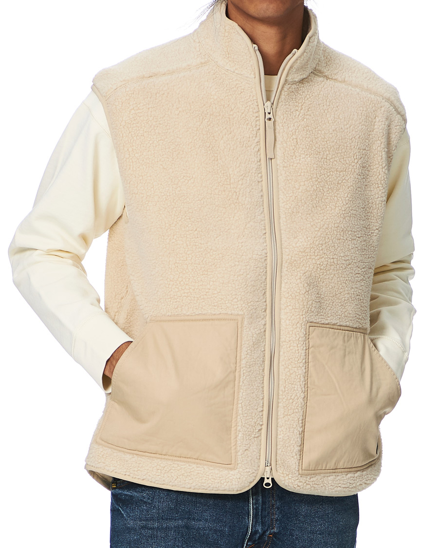 Herr | Tröjor | Samsøe Samsøe | Samsøe & Samsøe Tim Fleece Vest Brown Rice