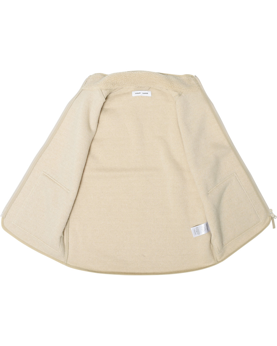 Herr | Tröjor | Samsøe Samsøe | Samsøe & Samsøe Tim Fleece Vest Brown Rice