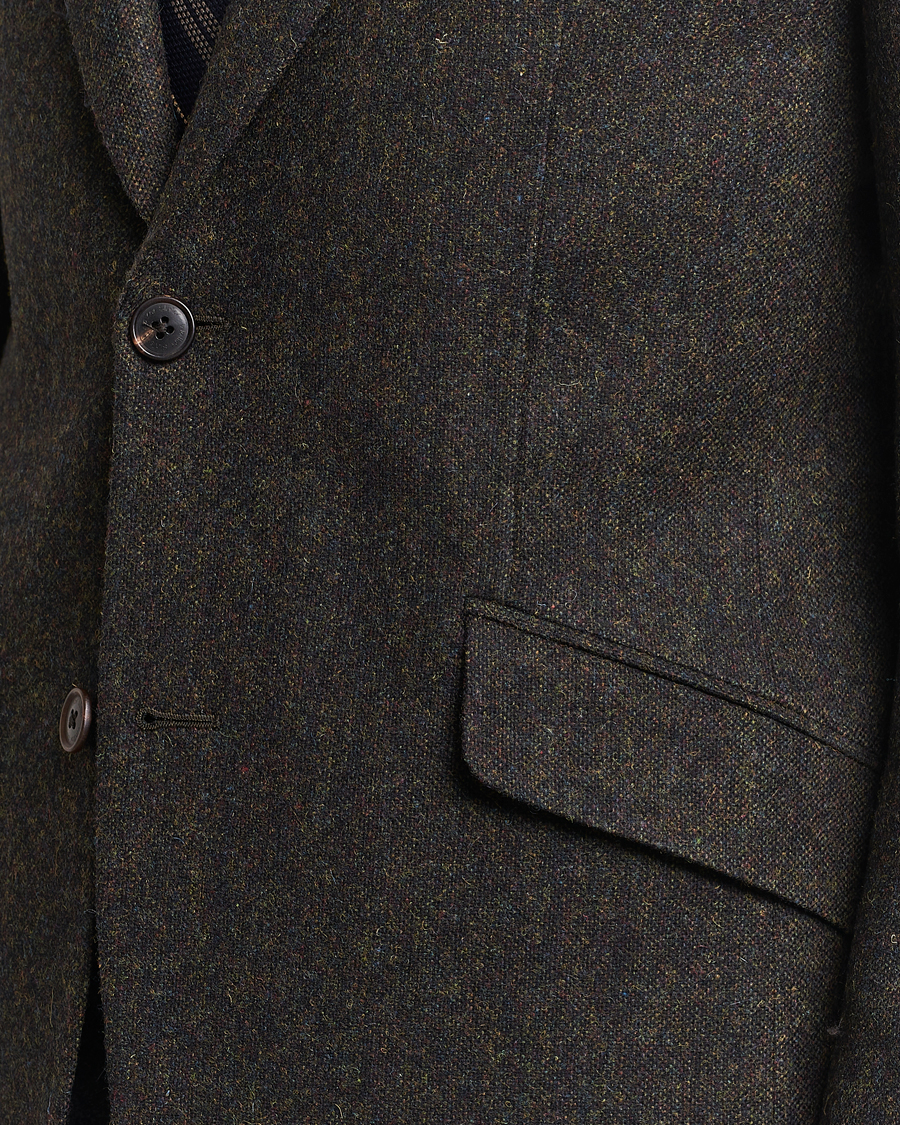 Herr | Kavajer | Walker Slater | Edward Wool Donegal Blazer Dark Brown