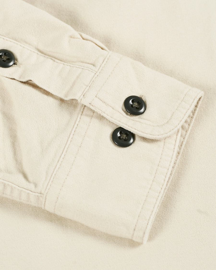Herr | Skjortor | Filson | Field Flannel Shirt Off White