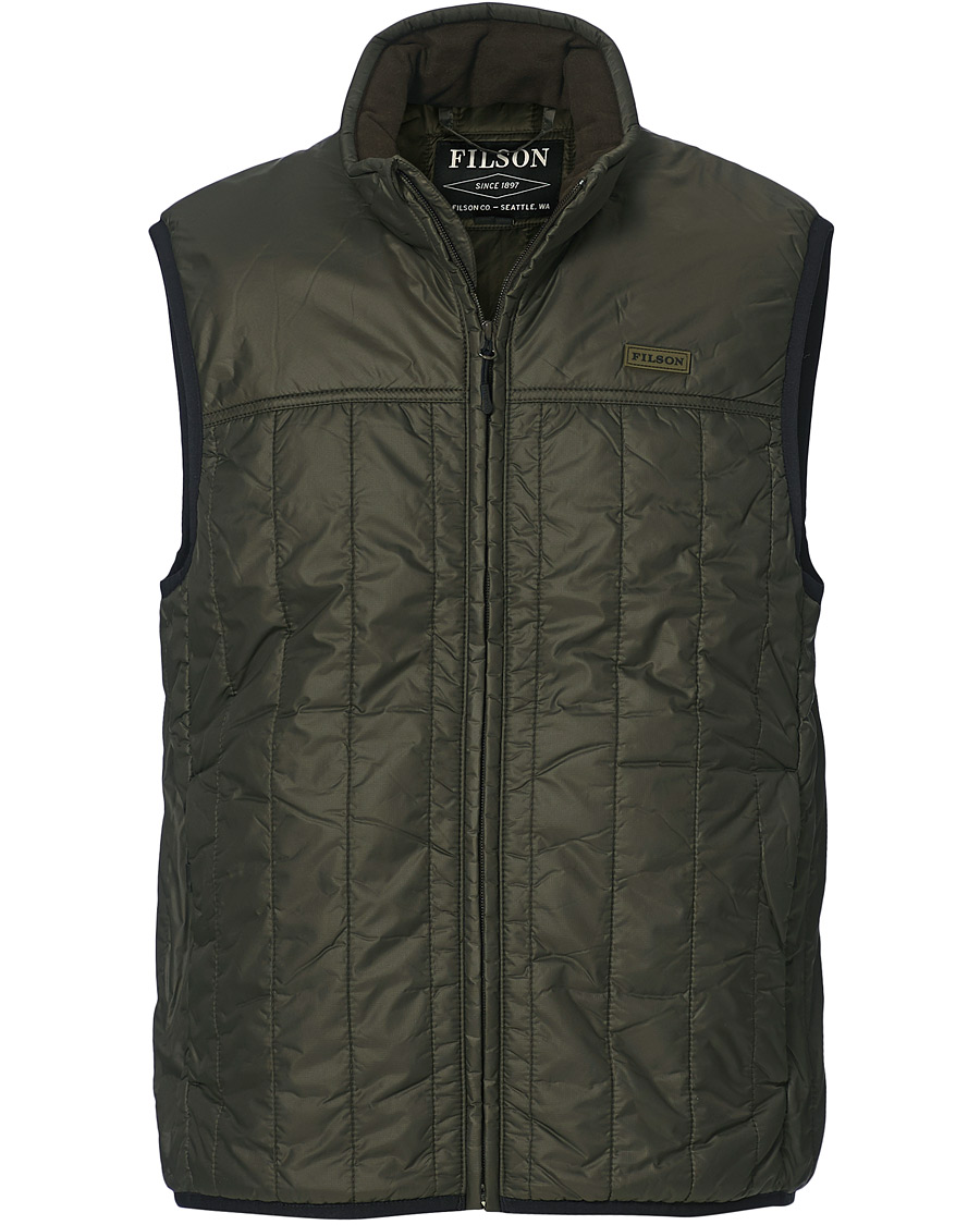 Herr | Jackor | Filson | Ultralight Vest Green