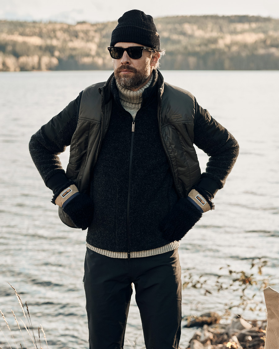 Herr | Jackor | Filson | Ultralight Vest Green