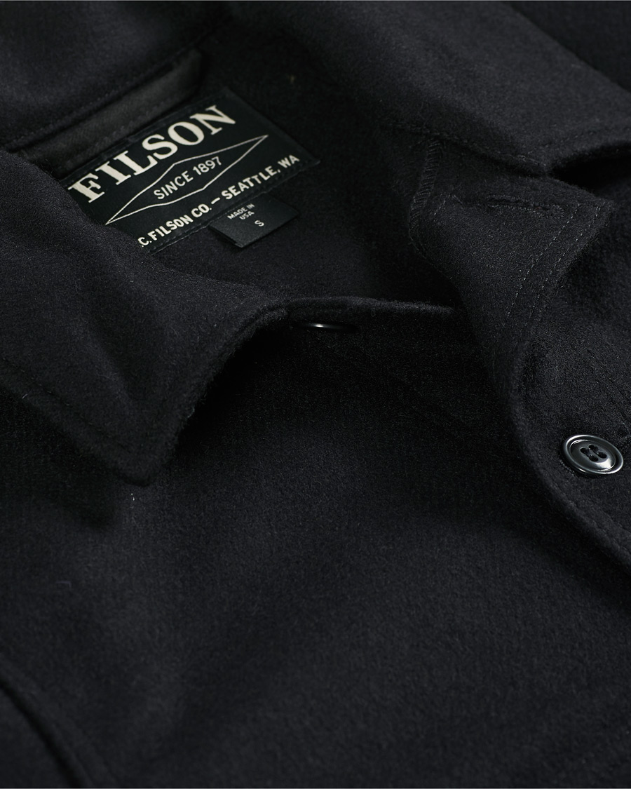 Herr | Jackor | Filson | Mackinaw Cruiser Shirt Jacket Dark Navy