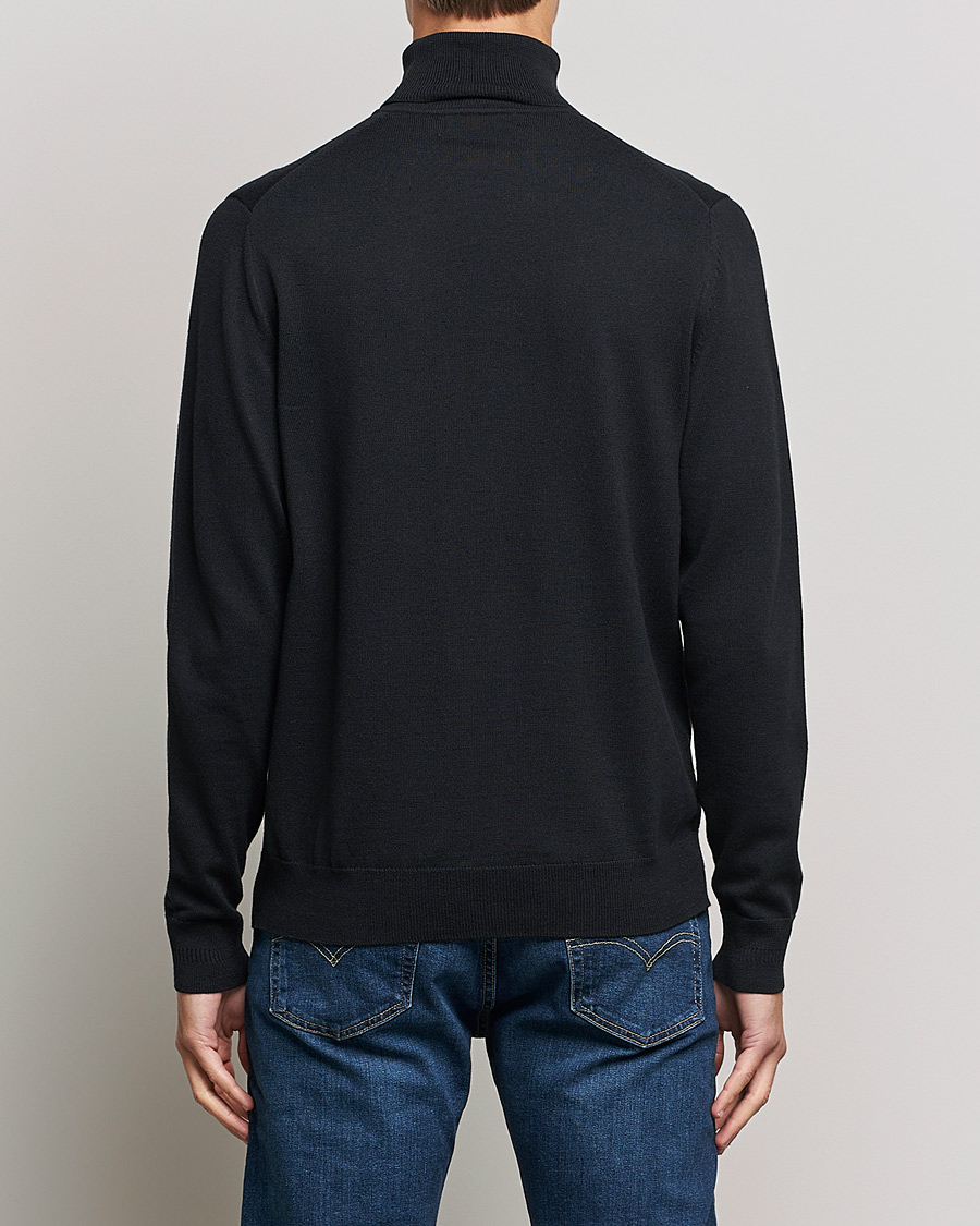 Herr | Tröjor | Fred Perry | Roll Neck Jumper Black
