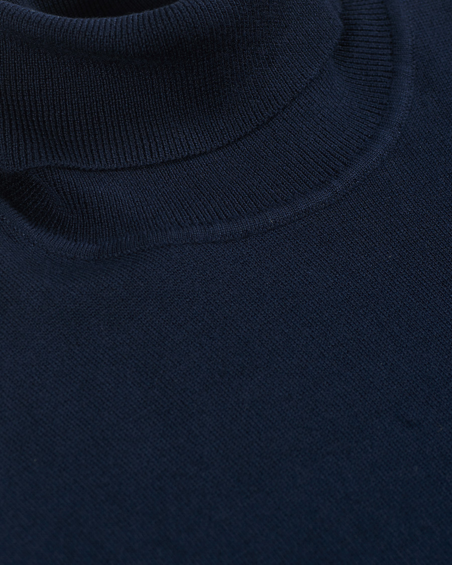 Herr | Tröjor | Fred Perry | Rollneck Jumper Navy