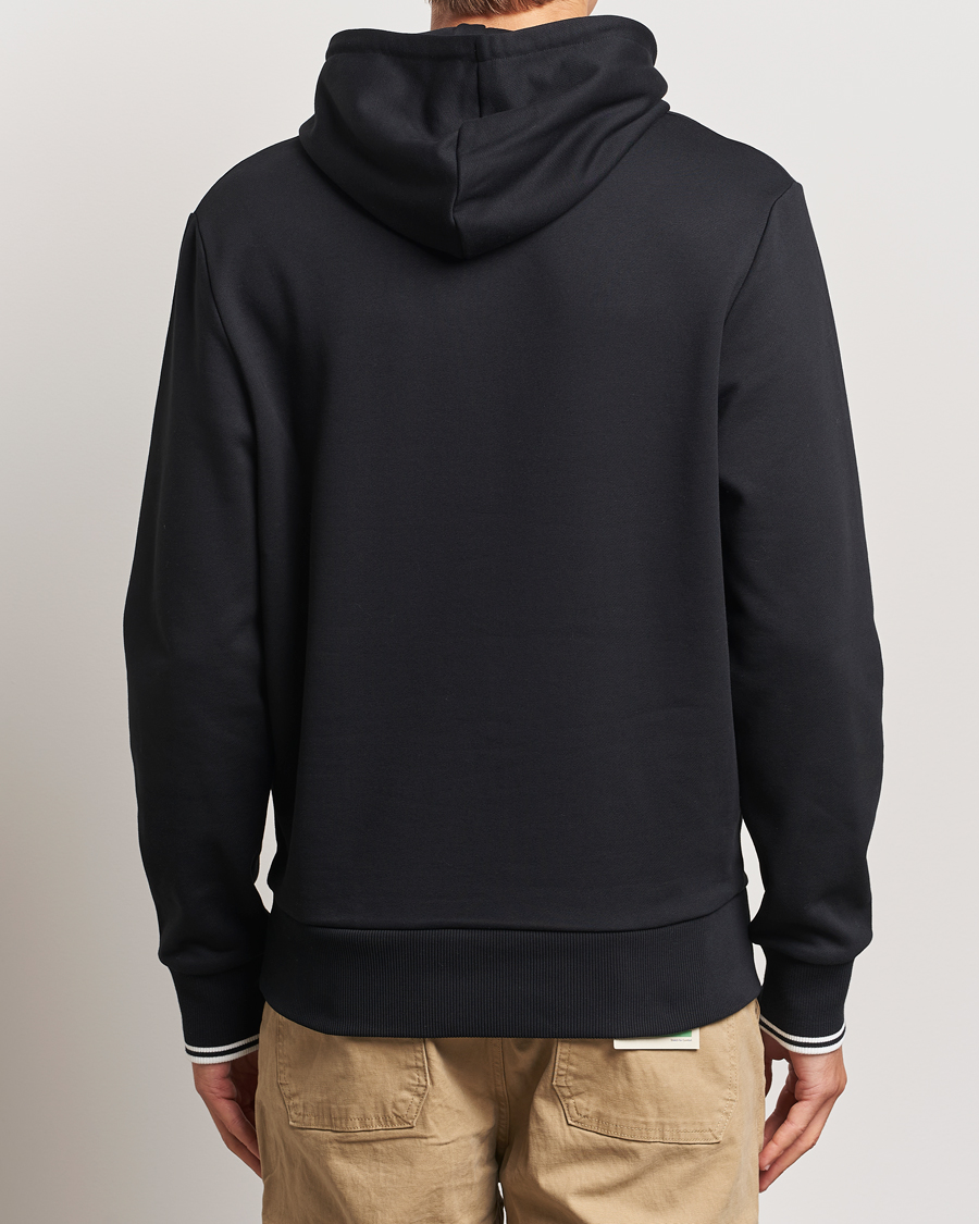 Herr | Tröjor | Fred Perry | Tipped Hoodie Black