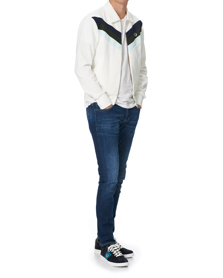 Herr | Fred Perry Suede Panel Sneakers Navy | Fred Perry | Suede Panel Sneakers Navy