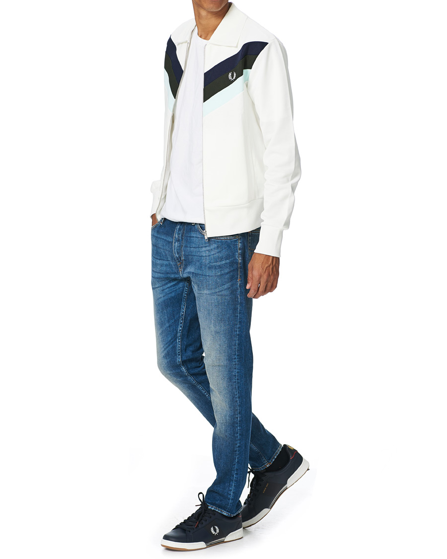 Herr | Fred Perry Bonded Leather Sneakers Navy | Fred Perry | Bonded Leather Sneakers Navy