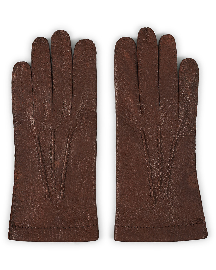 Herr | Hestra Peccary Handsewn Unlined Glove Sienna | Hestra | Peccary Handsewn Unlined Glove Sienna