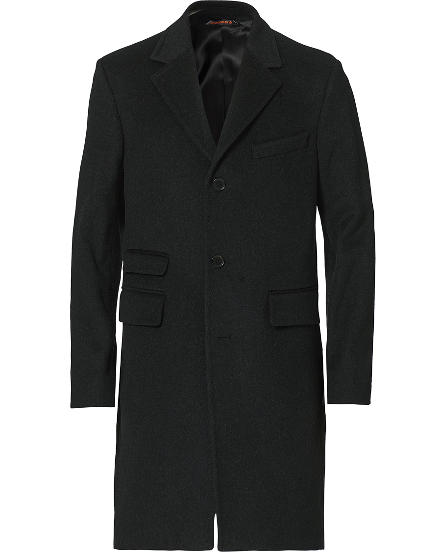 Herr | Jackor | Morris | Wesley Wool/Cashmere Coat Grey