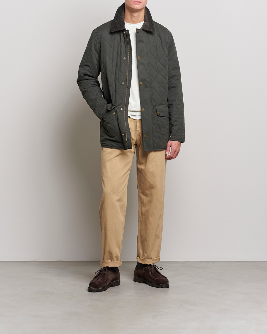 Herr | Jackor | Morris | Barrow Hill Quilted Jacket Olive