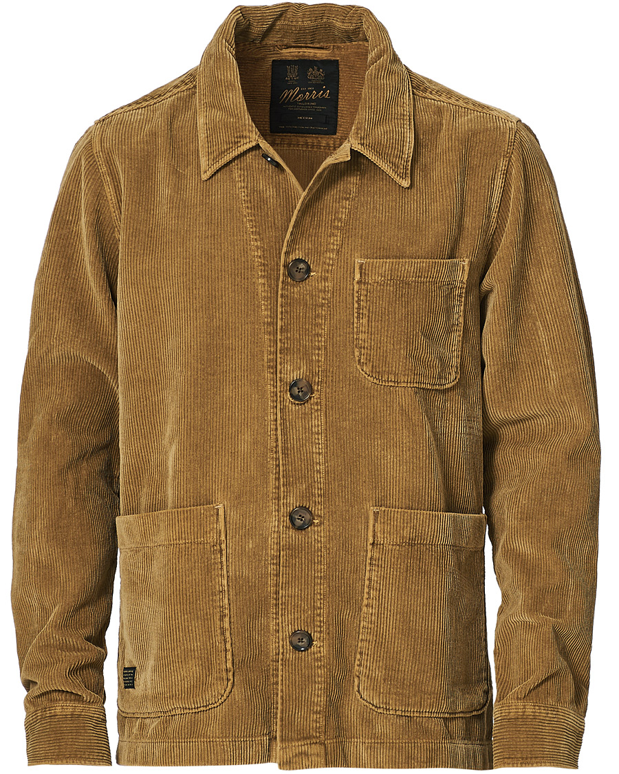 Herr | Skjortor | Morris | Pennon Cord Shirt Jacket Beige