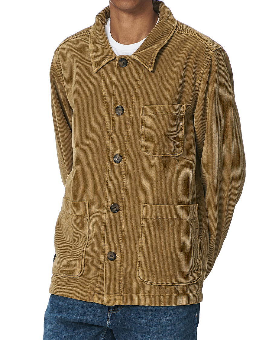 Herr | Skjortor | Morris | Pennon Cord Shirt Jacket Beige