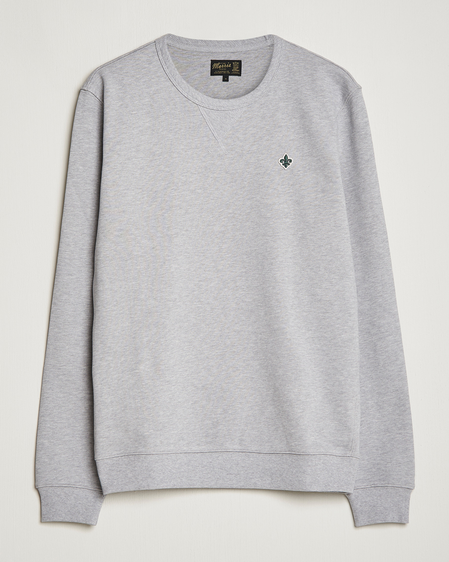 Herr | | Morris | Lily Sweatshirt Light Grey Melange