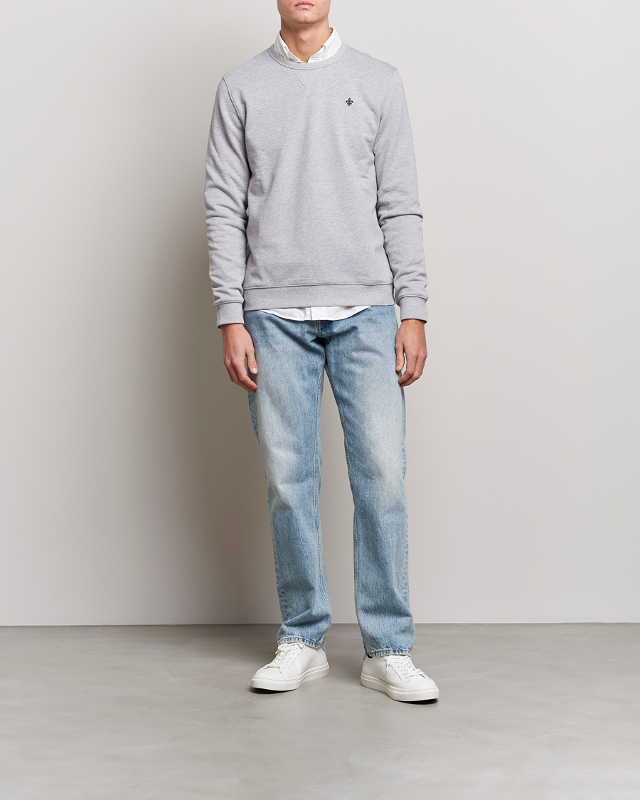 Herr | Tröjor | Morris | Lily Sweatshirt Light Grey Melange