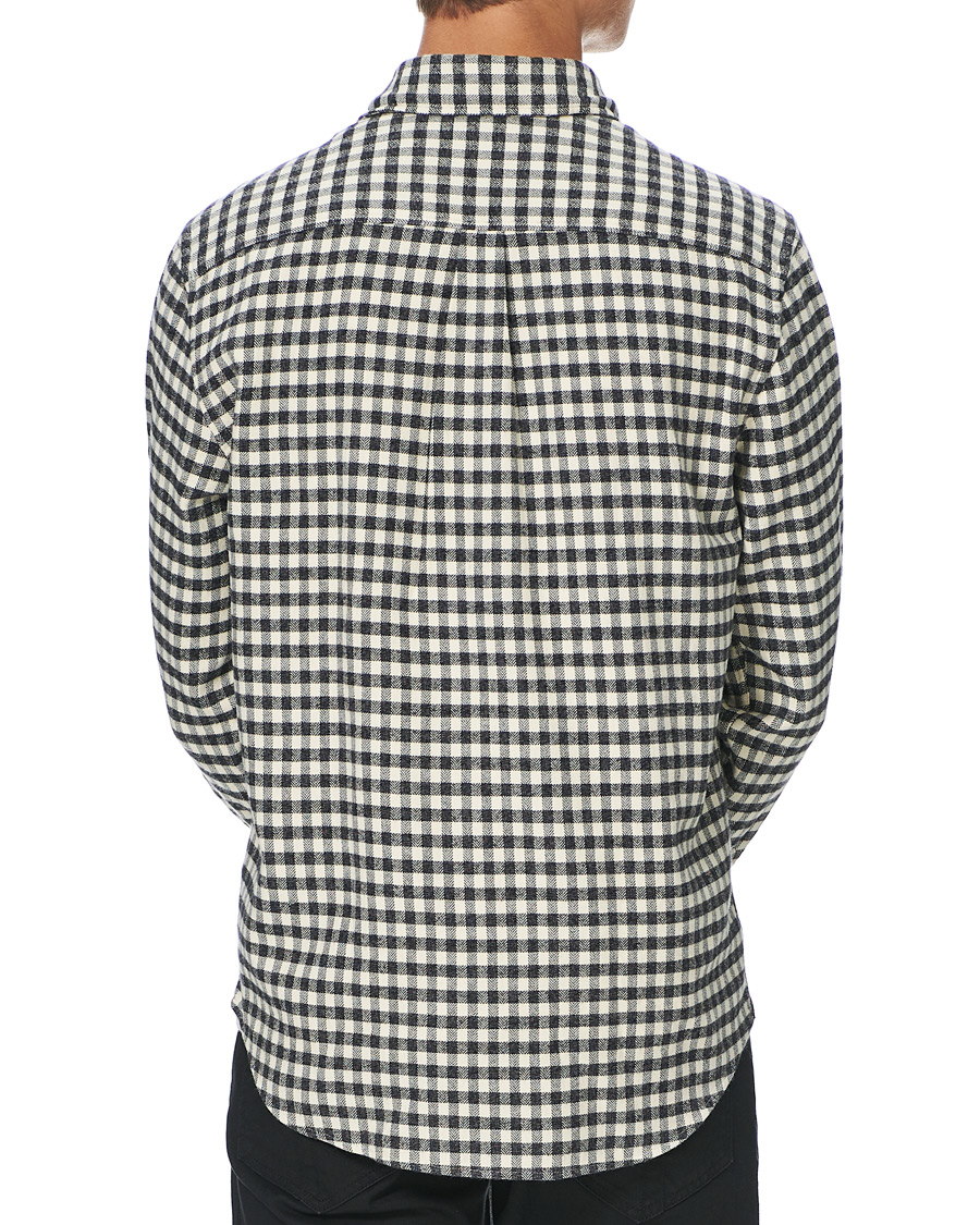 Herr | Skjortor | Morris | Winfell Check Overshirt Black/White