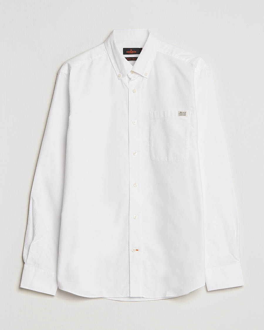 Herr | Skjortor | Morris | Original Brushed Oxford Shirt White
