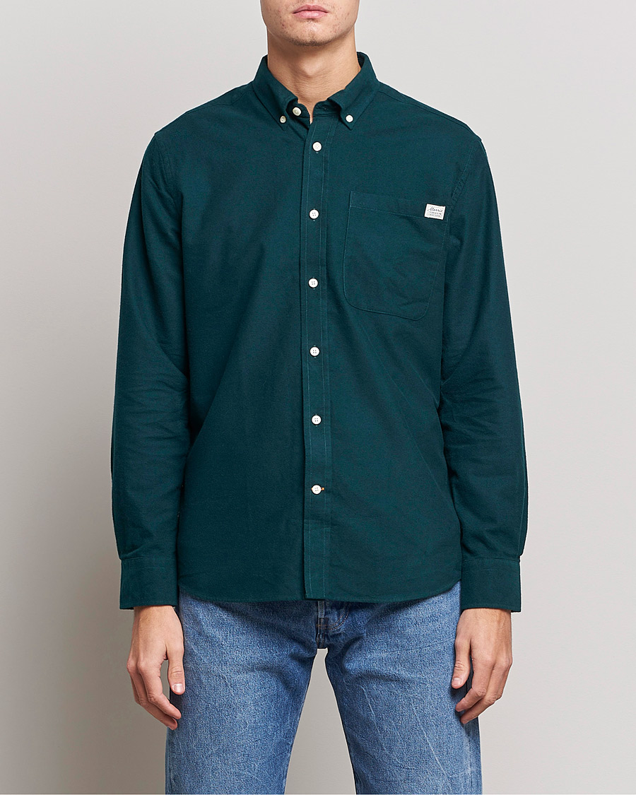 Herr | Skjortor | Morris | Original Brushed Oxford Shirt Green