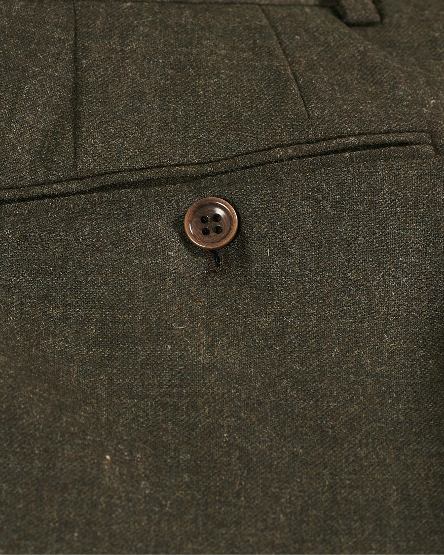 Herr | Byxor | Morris | Rodney Flannel Trousers Brown