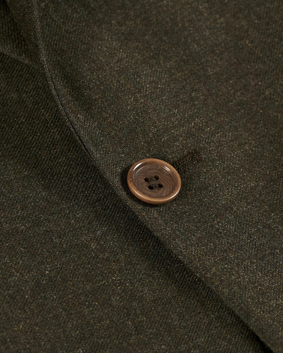 Herr | Kavajer | Morris | Archie Flannel Suit Blazer Brown