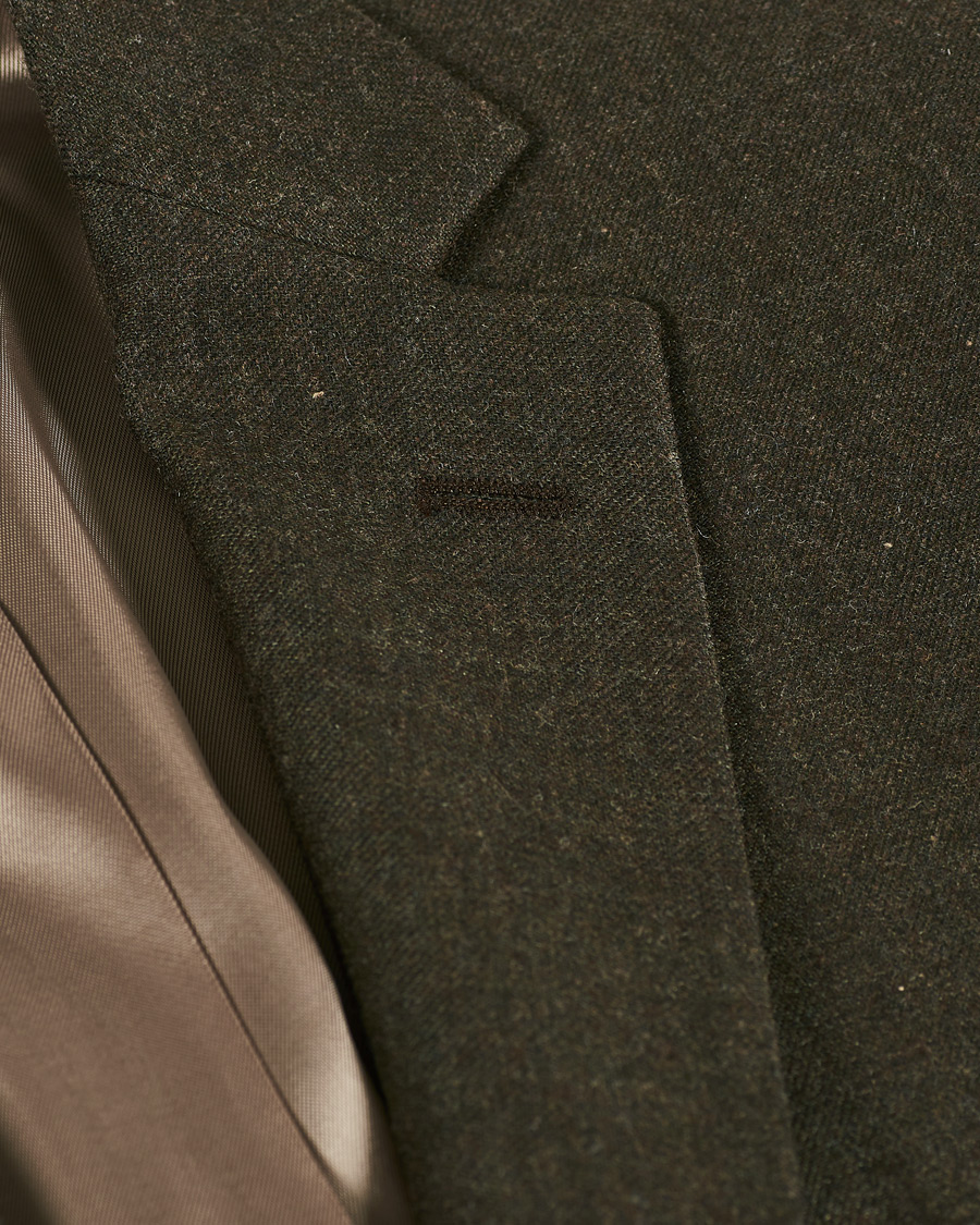 Herr | Kavajer | Morris | Archie Flannel Suit Blazer Brown