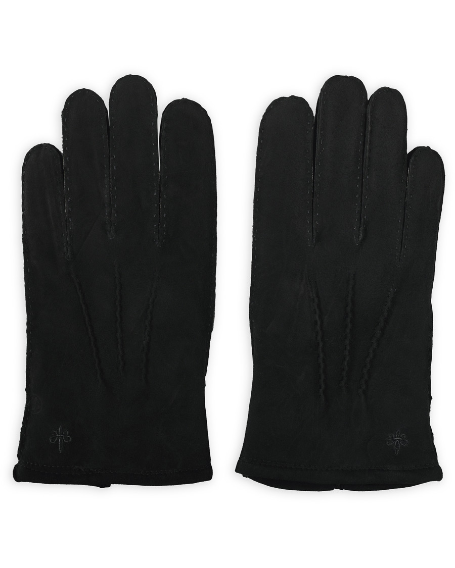 Herr | Morris Suede Gloves Black | Morris | Suede Gloves Black