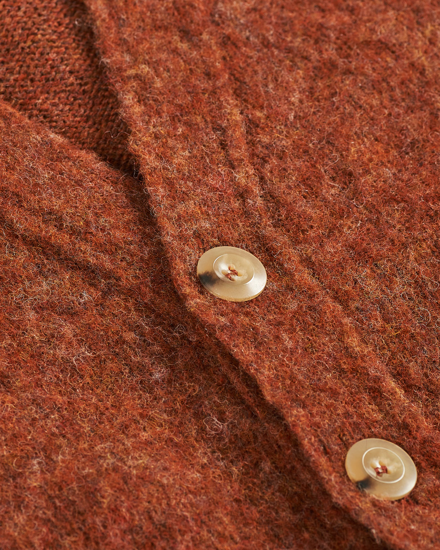 Herr | Tröjor | Howlin' | Brushed Wool Cardigan Distant Earth