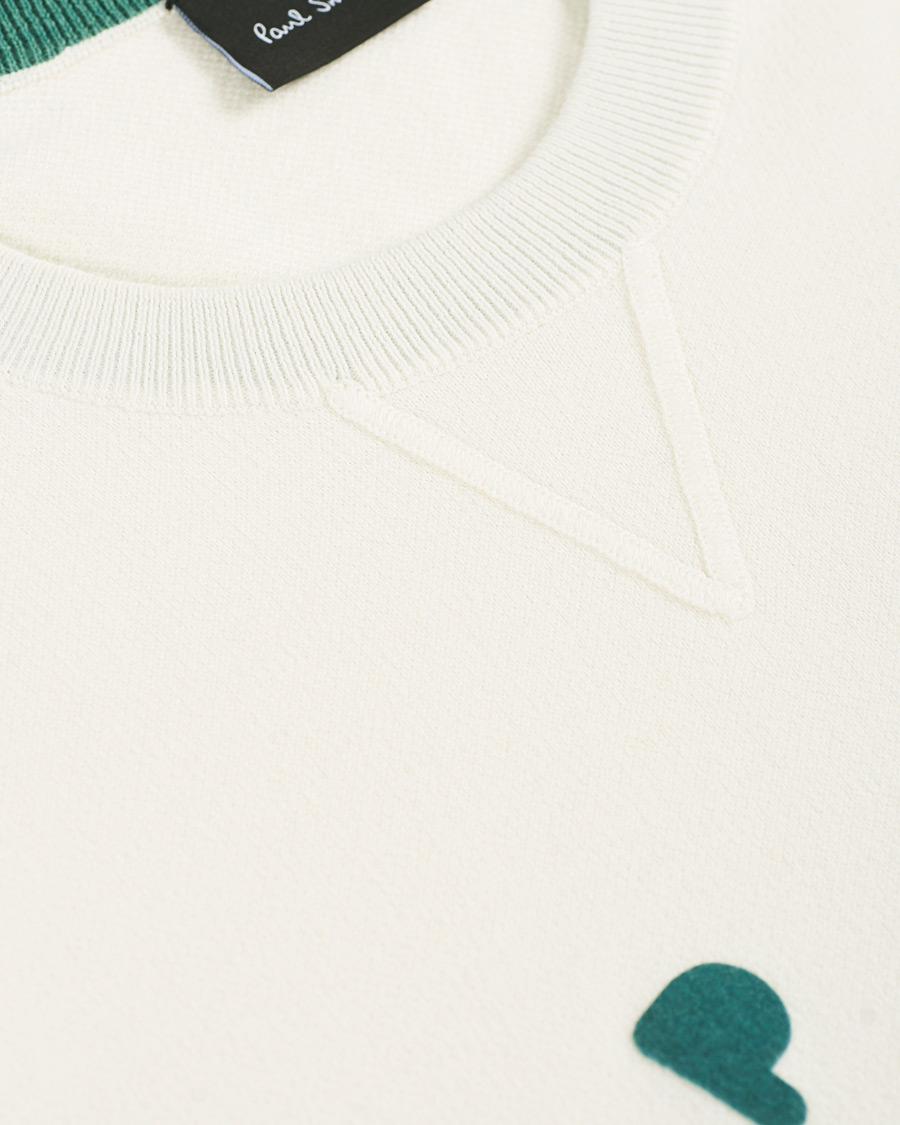 Herr | Tröjor | PS Paul Smith | Cotton Wool Pullover Offwhite