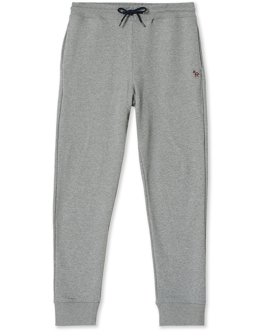 Herr | Byxor | PS Paul Smith | Organic Cotton Joggers Grey Melange