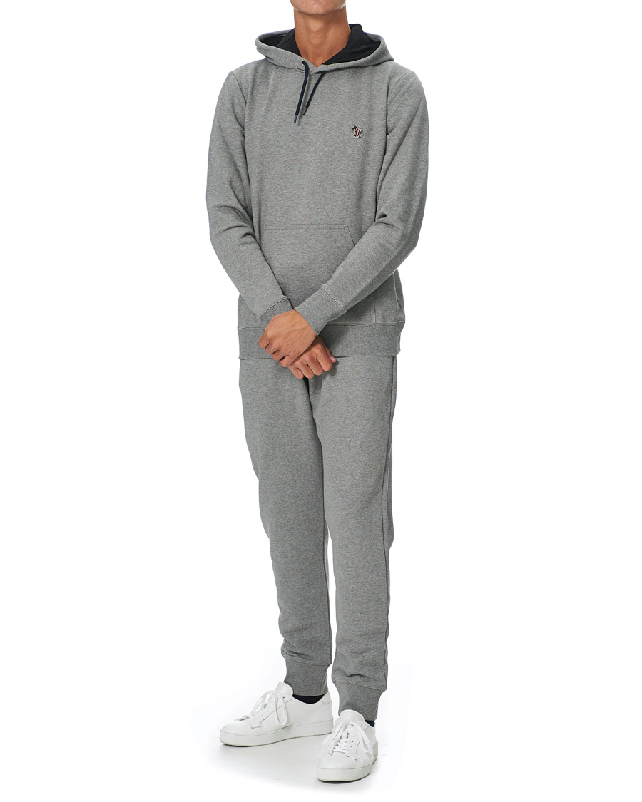 Herr | Byxor | PS Paul Smith | Organic Cotton Joggers Grey Melange