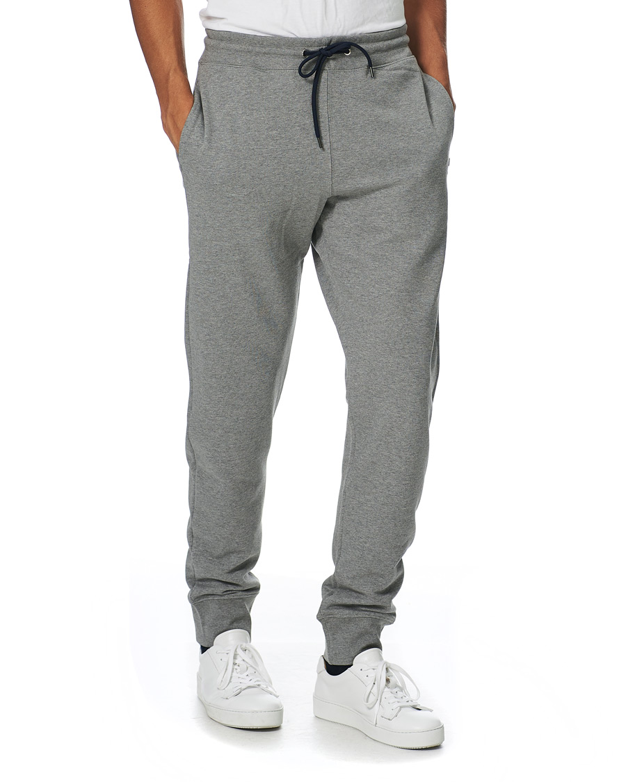 Herr | Byxor | PS Paul Smith | Organic Cotton Joggers Grey Melange