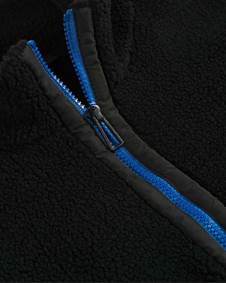 Herr | Tröjor | PS Paul Smith | Half Zip Fleece Sweater Black