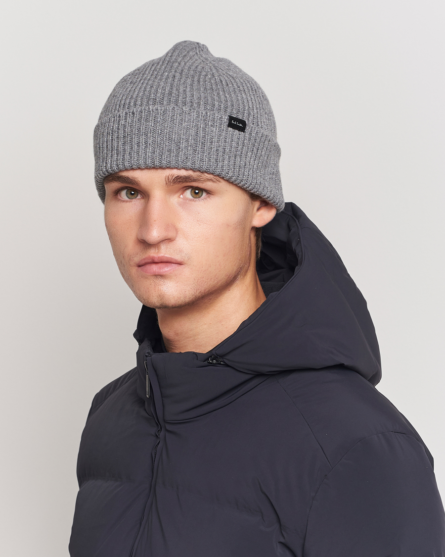 Herr | Paul Smith Cashmere Beanie Grey | Paul Smith | Cashmere Beanie Grey